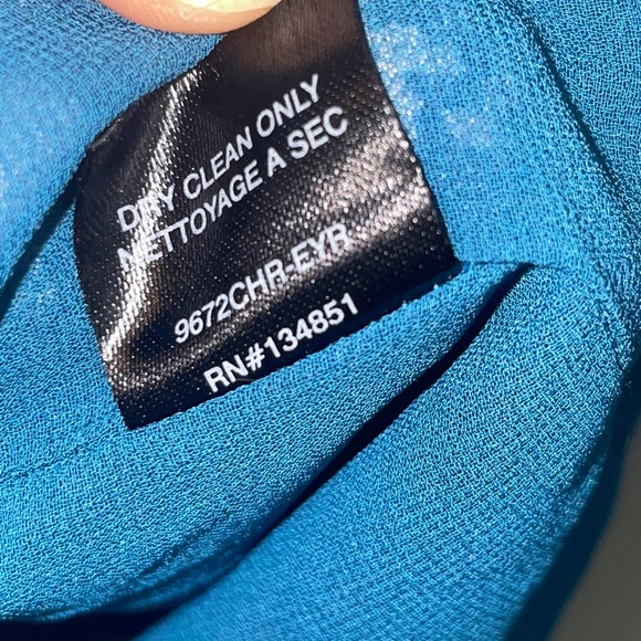 EUC Charles Henry Floral Shift Dress Flounce Ruffle Sleeve Size Medium - Picture 8 of 10